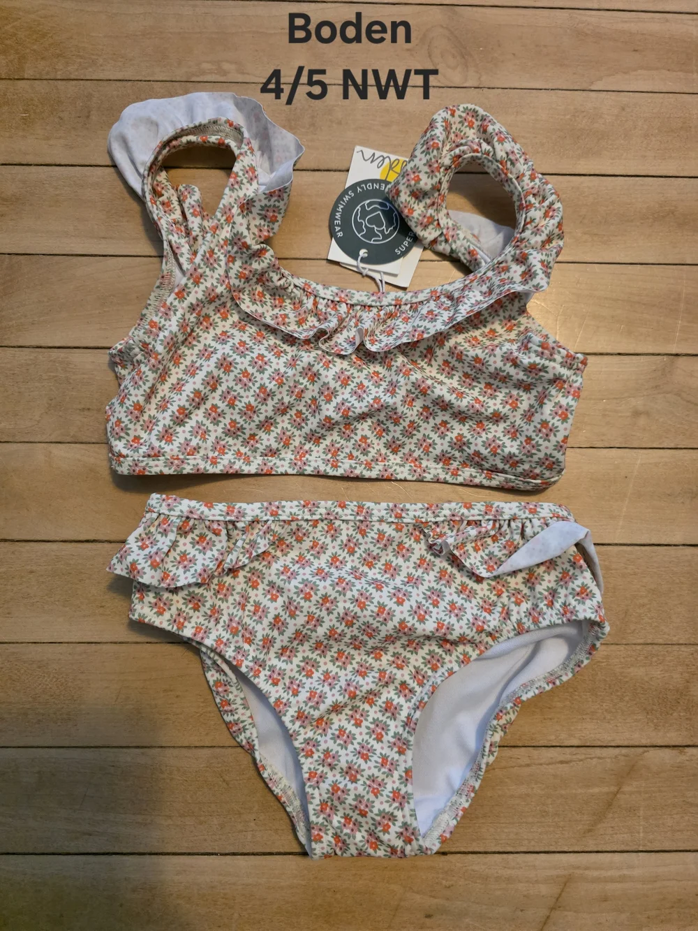 NEW Boden 2 Piece Swimsuit 4/5